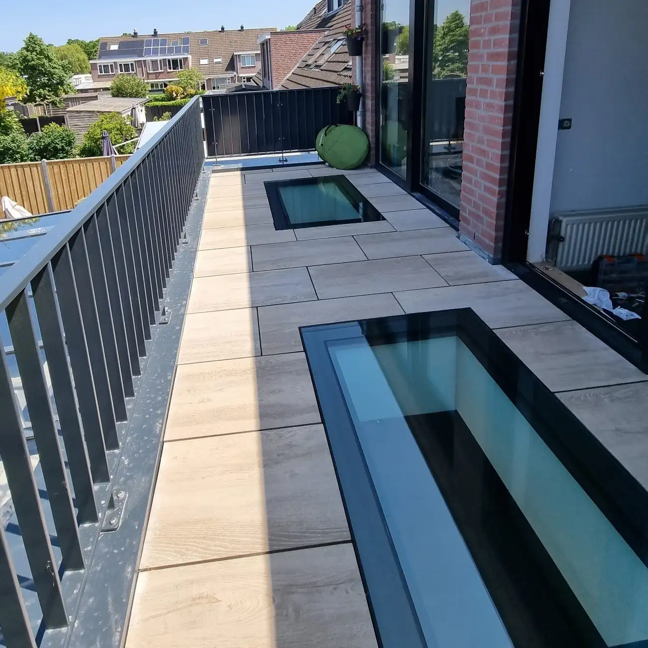 3D ontwerp beloopbaar glas