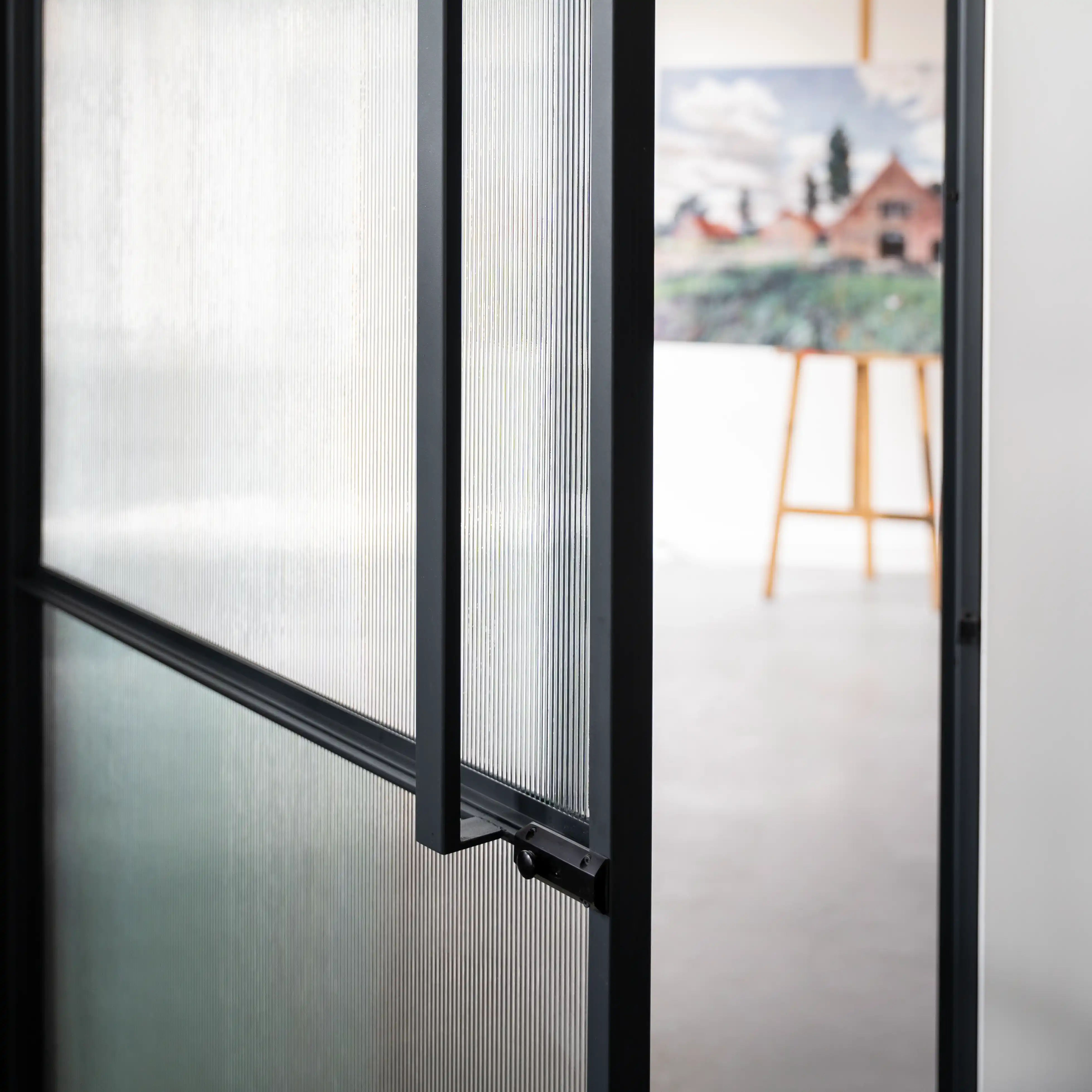 Smal T-profiel en L-glaslat